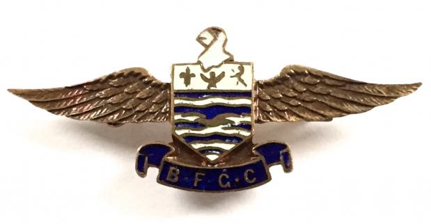 Blackpool Flying Glider Club members badge circa 1940s 