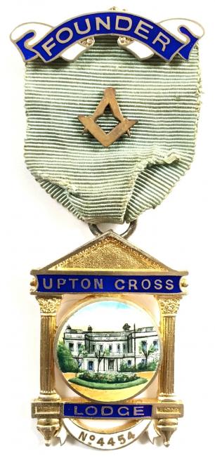 Masonic Upton Cross No 4454 Lodge Founder Jewel