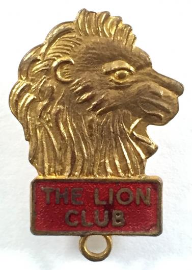 Lion Weekly Comic boys membership badge c1950