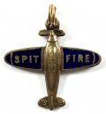 WW2 Spitfire fighter plane enamel fundraising badge