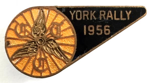 Cyclists Touring Club 1956 CTC York rally badge