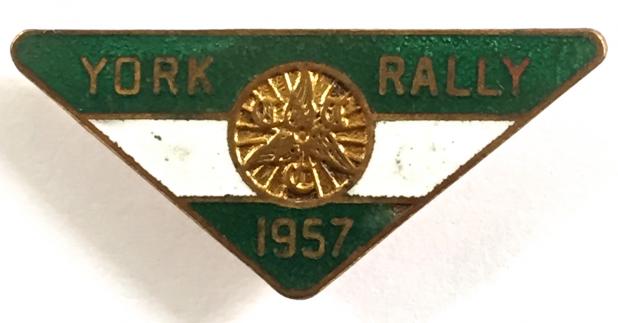 Cyclists Touring Club 1957 CTC York rally badge