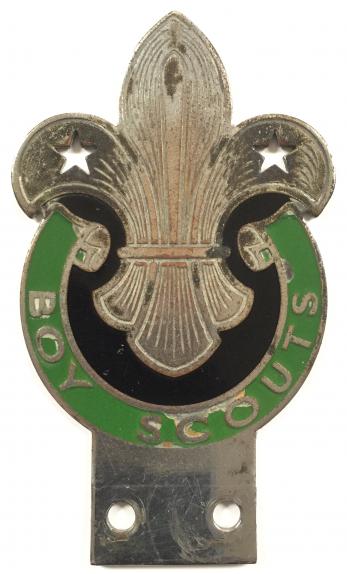 Boy Scouts automobile motor car grill badge