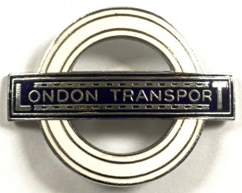 London Transport central bus crew c1980s cap badge