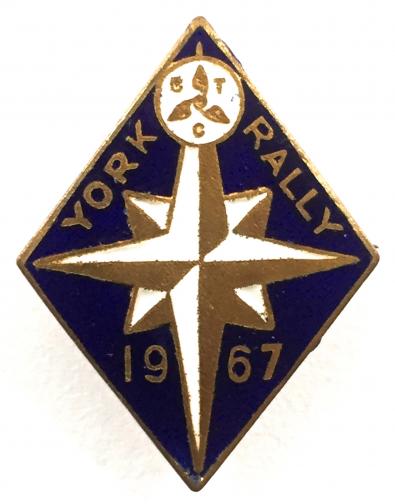 Cyclists Touring Club 1967 CTC York rally badge