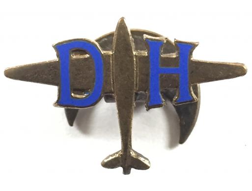 De Havilland Aircraft Company c1940s war workers badge