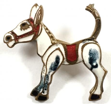 Muffin the Mule c1950 childrens television puppet character badge