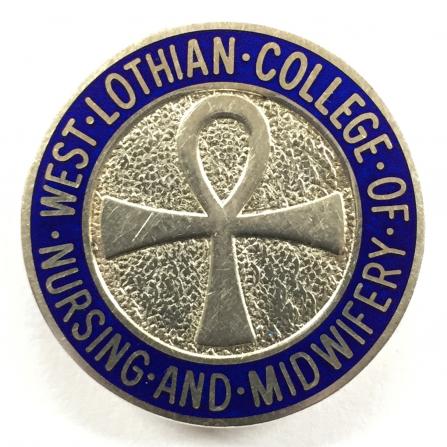 West Lothian College of Nursing and Midwifery 1988 silver badge