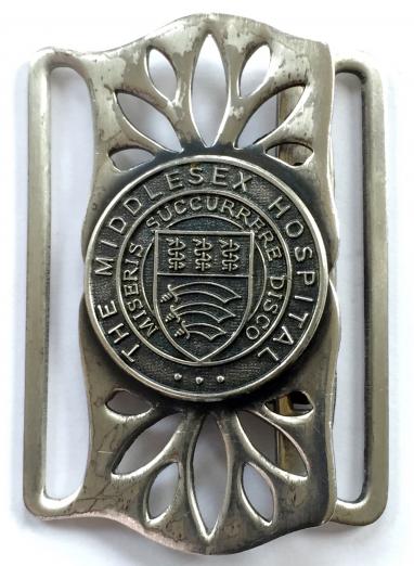 Middlesex Hospital nurses belt buckle 