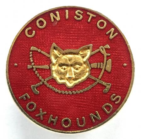 Coniston Foxhounds hunt supporters club badge