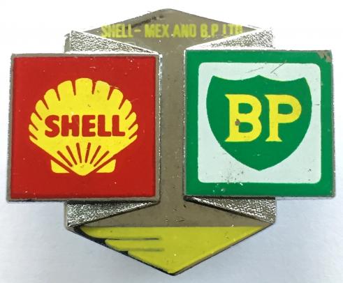 Shell-Mex and B.P. Ltd Oil Company petrol tanker driver cap badge