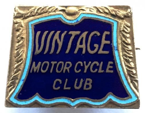 Vintage Motor Cycle Club original badge