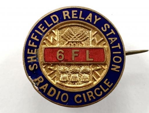 Sheffield Relay Station 6FL BBC Radio Circle members badge
