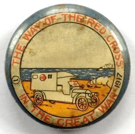 Red Cross in the Great War 1917 Australian fundraising badge