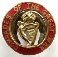 WW1 Comrades of The Great War Irish Regiment lapel badge