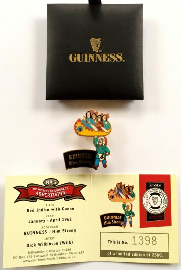 Guinness & Co 2002 Limited Edition Millennium Collectables badge