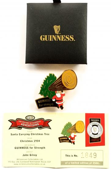 Guinness & Co 2002 Limited Edition Millennium Collectables badge