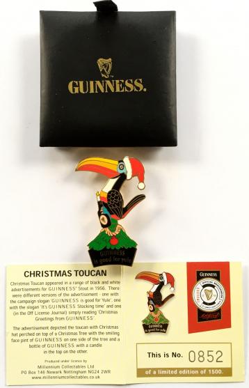 Guinness & Co 2002 Limited Edition Millennium Collectables badge