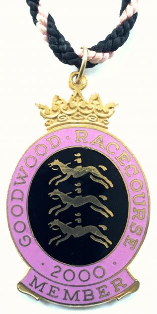 2000 Goodwood Racecourse horse race badge