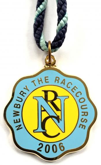 2006 Newbury horse racing club badge 