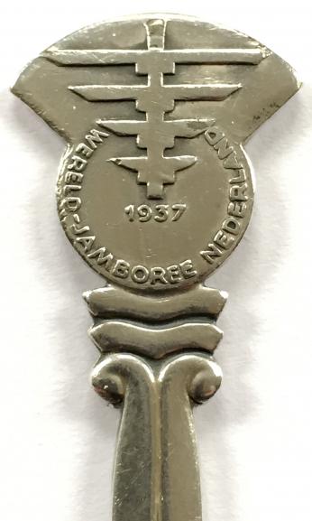 Boy Scouts 5th World Scout Jamboree Netherlands 1937 souvenir spoon