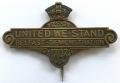 Ulster Unionist Belfast Demonstration 1893 suspension badge