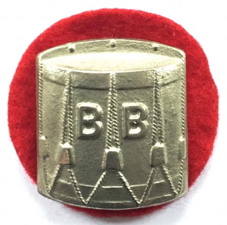 Brigade drummer proficiency advanced certificate badge 1921-1968