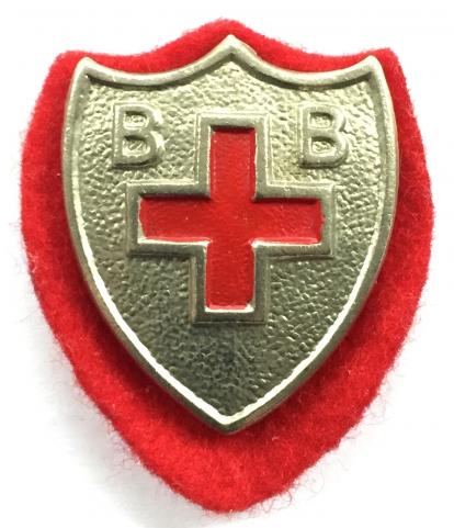 Brigade ambulance proficiency advanced certificate badge c1923-1956 