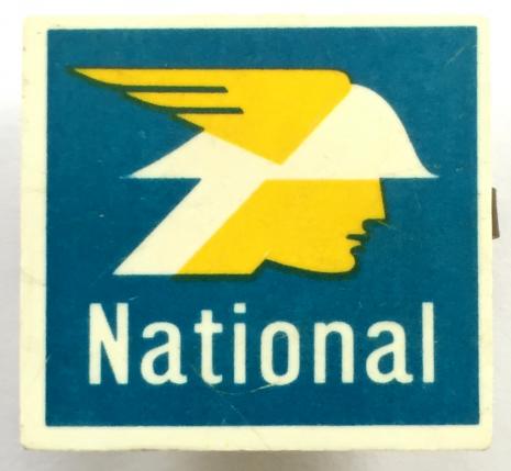 National Brand Petrol Shell-Mex and BP Ltd adverting badge c1960s 