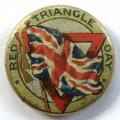 WW1 Red Triangle Day YMCA Australian fundraising badge