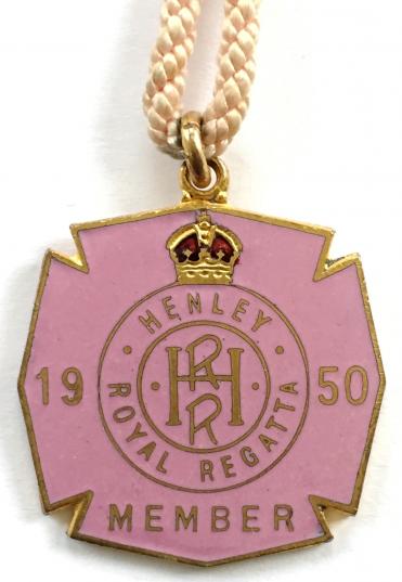 Henley Royal Regatta 1950 stewards enclosure badge