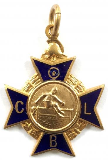 Church Lads Brigade CLB hurdle race sports medal
