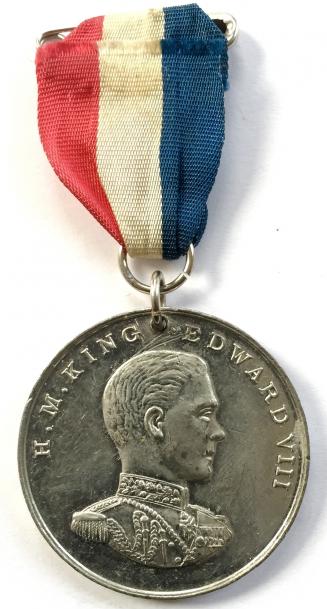Proposed Edward VIII 1937 Coronation Westminster Abbey medal