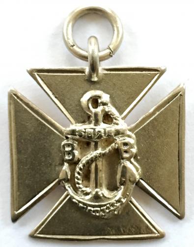 Boys Brigade pre-union 1923 hallmarked silver medallion