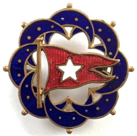 White Star Shipping Line souvenir pin badge circa 1912