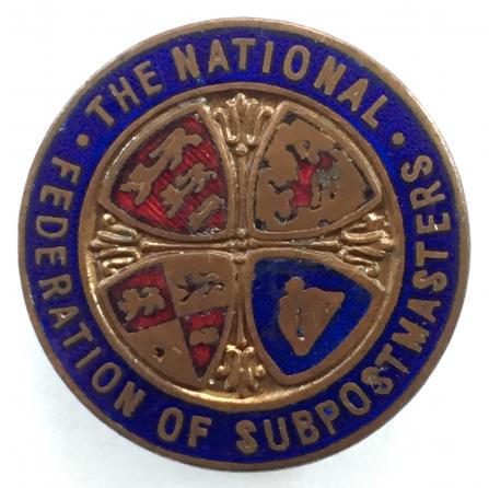 National Federation of Subpostmasters Post Office trade union badge