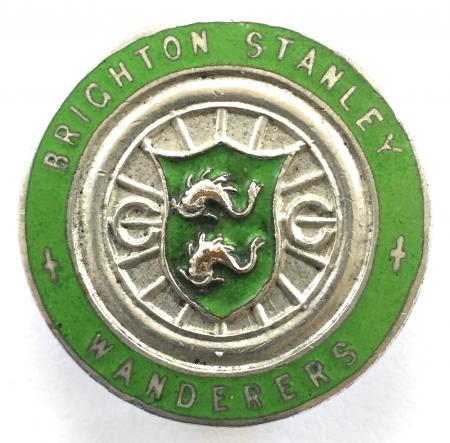 Brighton Stanley Wanderers cycle club membership badge