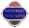 Harringay Totalisator Greyhound Racing bookmaker badge c1927
