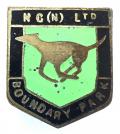 Boundary Park Greyhound racing stadium membership badge