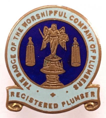 The Badge of the Worshipful Company of Plumbers trade union badge