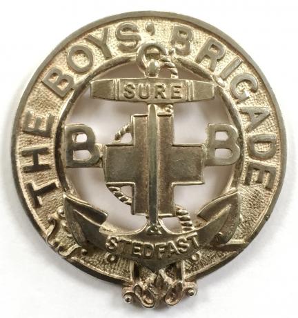 Boys Brigade Officers cap badge circa post 1927