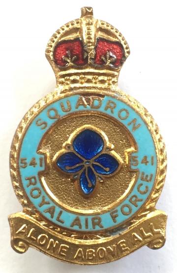RAF No 541 Squadron Royal Air Force badge c1940s 