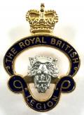 Royal British Legion Scotland gilt & enamel members badge