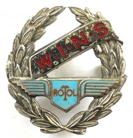 Rotol Ltd. Womens Industrial Nursing Service WINS badge
