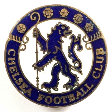 Chelsea football club supporters badge c1950s
