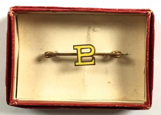 Primrose League Associates badge in display box circa 1920s