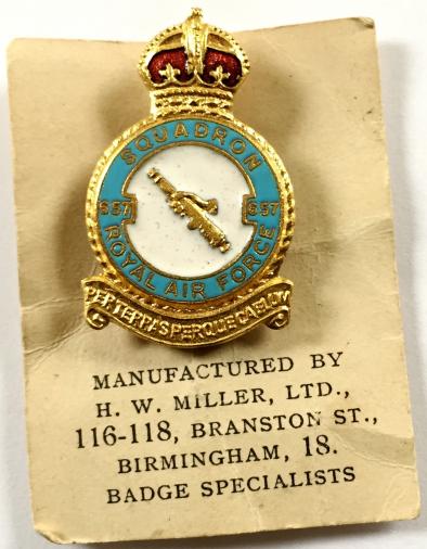 RAF No 657 AOP Squadron Royal Air Force badge circa 1940s