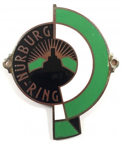 Nürburg-ring Race Track Germany pre-war motor racing car badge