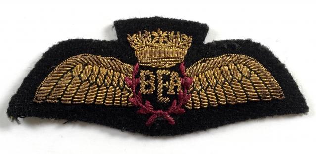 BEA Airline pilots wing gold bullion uniform badge