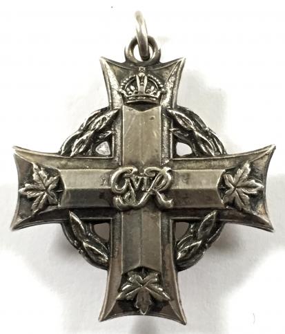 WWII Royal Canadian Air Force RCAF aircrew silver memorial cross